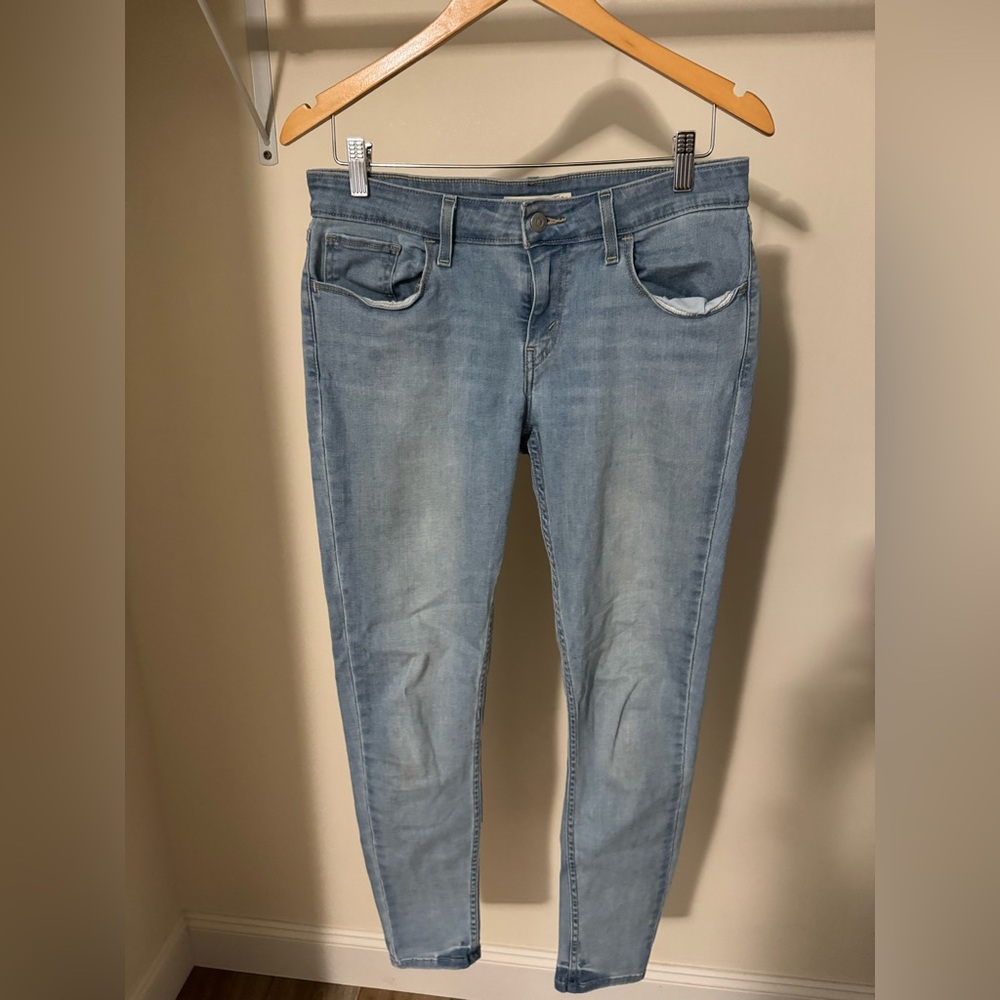 Light Blue Levi’s 535 Super Skinny Women's Jeans